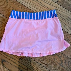 Lululemon youth girls size 14 tennis skirt pink